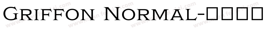 Griffon Normal字体转换